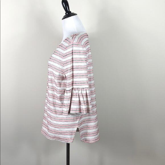 Max Studio Top Topstitched Bell Sleeve - Picture 5 of 8